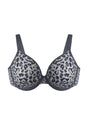 HSIA Leopard wild Unlined Plus Size Breathable Soft Mesh No Padding Underwire Bra - HSIA