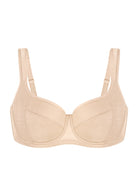 Starry Night Lightly Lined Lightly Padded Plus Size Pink Balconette Bra - HSIA