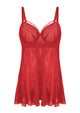 Romantic Lace Underwire Babydoll for Special Nights - HSIA