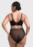 HSIA Willa Wave Plus Size Breathable Mesh Unlined Non-padded Full Coverage Underwire Bra - HSIA