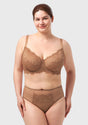 HSIA Black Sunflower Underwire Lace Bra