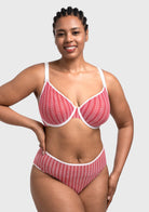 HSIA Christmas Holiday Edit Unlined Plus Size Non-padded Underwire Adjustable Straps Full Coverage Bra - HSIA