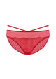 HSIA Renna Holiday Embroidered Red Mesh Brief Underwear - HSIA