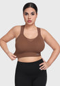 HSIA FlexCore High Impact Racerback Sports Bra Adjustable Support Full Coverage Fit - HSIA