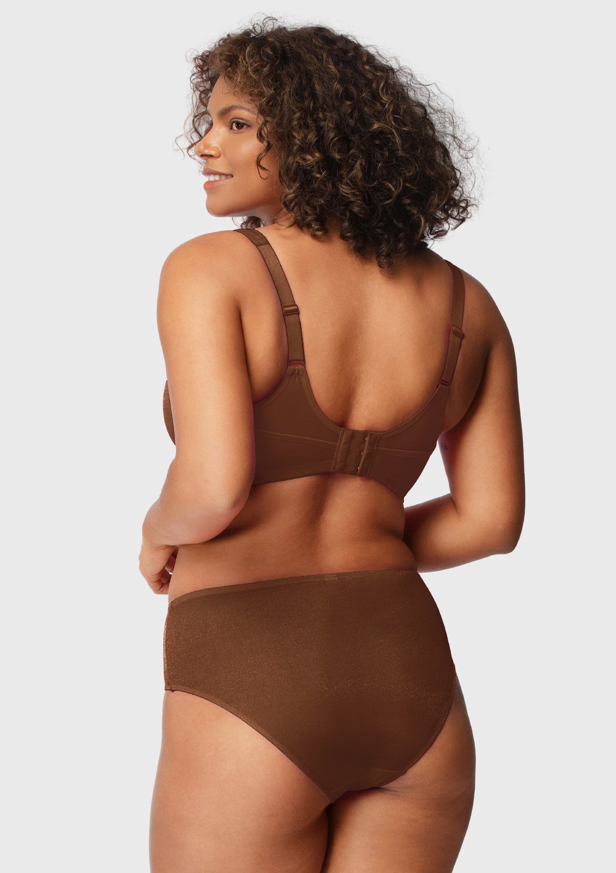 Starry Night Lightly Lined Lightly Padded Plus Size Balconette Bra - HSIA