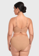 HSIA Joan Comfortzone Soft T-Shirt Full Coverage Unlined Unpadded Underwire Plus Size Minimizer Bra Everyday Bra - HSIA