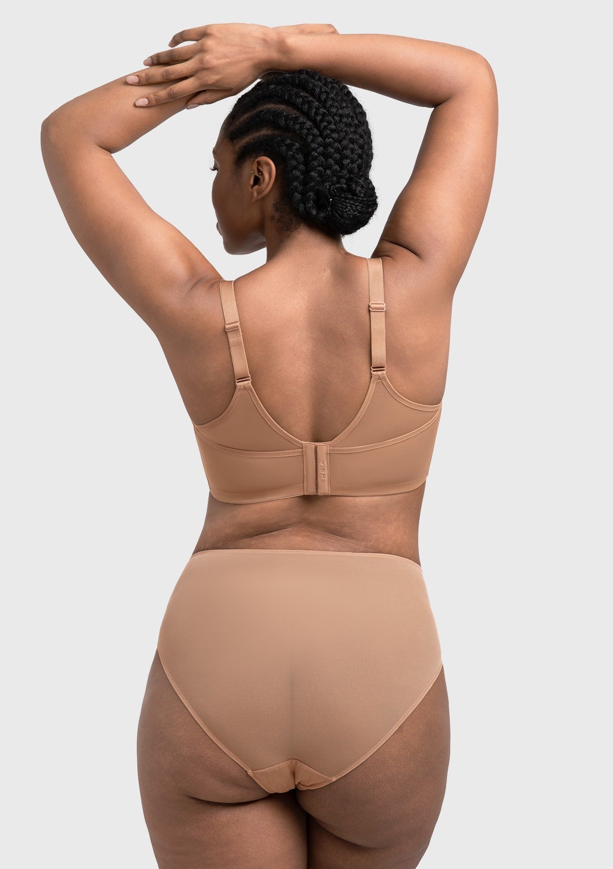 HSIA Willa Wave Plus Size Breathable Mesh Unlined Non-padded Full Coverage Underwire Bra - HSIA