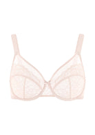 HSIA Enchante Unlined Floral Lace Underwire Plus Size Non-padded Full Coverage Bra - HSIA