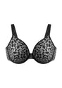 HSIA Leopard wild Unlined Plus Size Breathable Soft Mesh No Padding Underwire Bra - HSIA