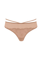 HSIA Renna Holiday Embroidered Red Mesh Thong Underwear - HSIA