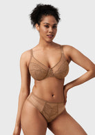 (Cardi B recommends)Enchante White Lace Underwire Bra - HSIA