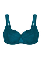 Starry Night Lightly Lined Lightly Padded Plus Size Pink Balconette Bra - HSIA