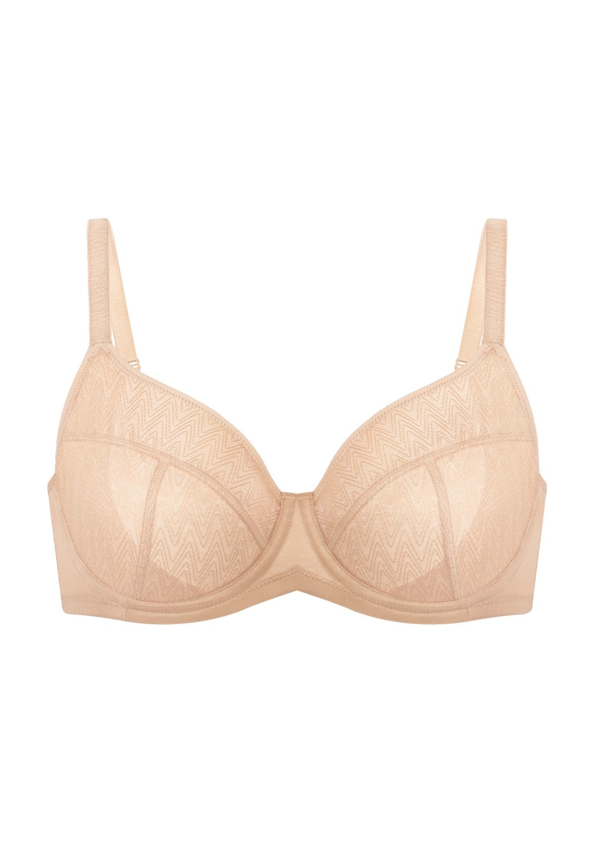 HSIA Willa Wave Plus Size Breathable Mesh Unlined Non-padded Full Coverage Underwire Bra - HSIA