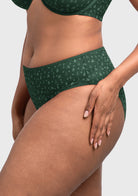 HSIA Christmas Holiday Edit Printed Mesh Panty Breathable Soft Full Coverage Comfort Fit - HSIA