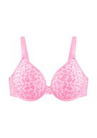 HSIA Leopard wild Unlined Plus Size Breathable Soft Mesh No Padding Underwire Bra - HSIA