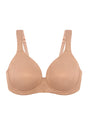 HSIA Joan Comfortzone Soft T-Shirt Full Coverage Unlined Unpadded Underwire Plus Size Minimizer Bra Everyday Bra - HSIA