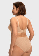 HSIA Skylark Breathable Lightweight Supportive Jacquard Mesh Wide Strap 3/4 Cup Comfort Bra - HSIA