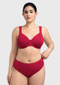 (Cardi B recommends)Joan Ultimate Soft T-shirt Unlined Minimizer Pink Bra - HSIA