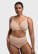 Lira Seamless Full Coverage Support Lace Unlined Minimizer Bra - HSIA
