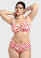 (Cardi B recommends)Joan Ultimate Soft T-shirt Unlined Minimizer Pink Bra - HSIA