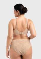 (Cardi B recommends)CoolComfort Smoothing Unlined Underwire Minimizer Bra - HSIA