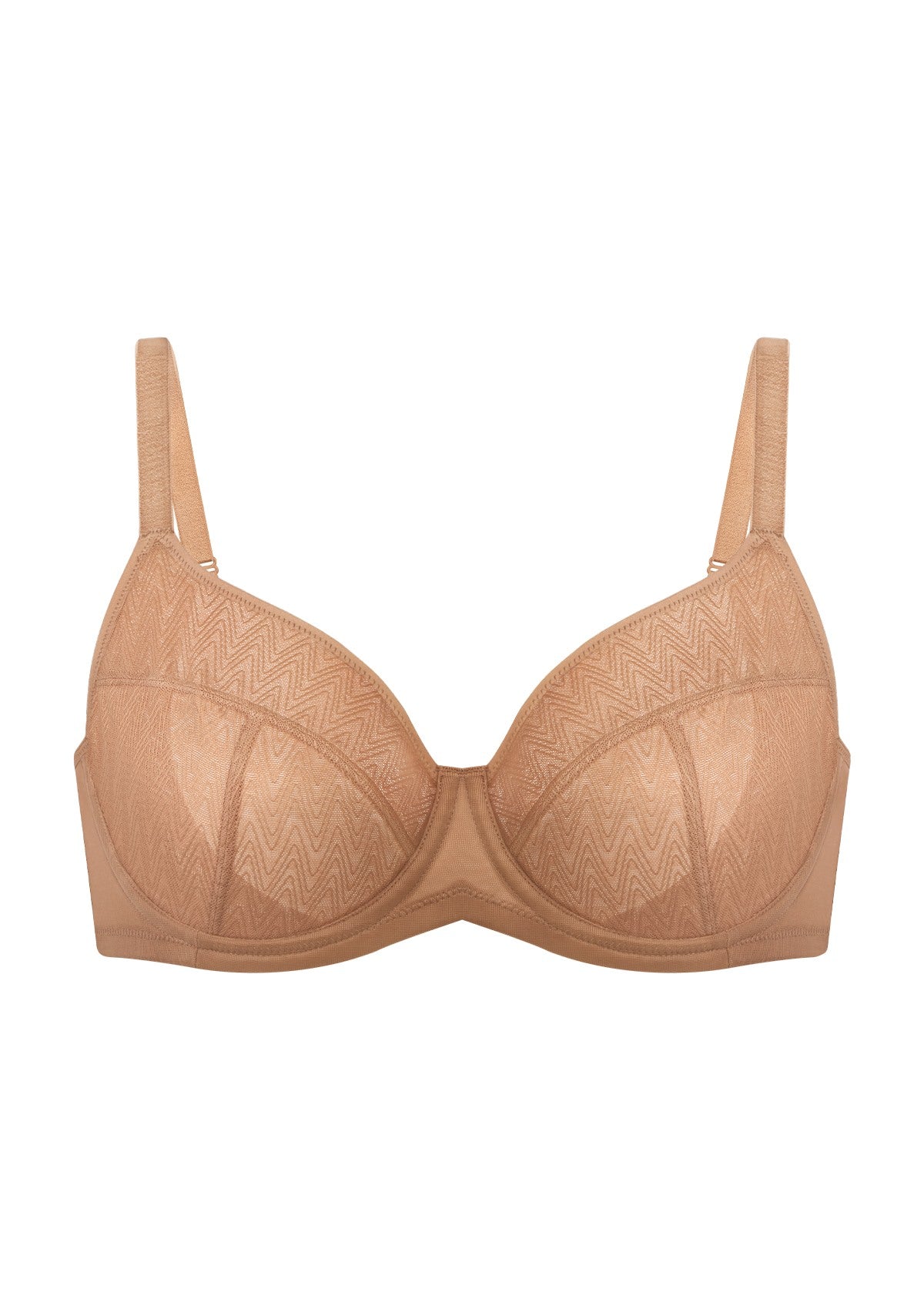 HSIA Willa Wave Plus Size Breathable Mesh Unlined Non-padded Full Coverage Underwire Bra - HSIA