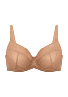 HSIA Willa Wave Plus Size Breathable Mesh Unlined Non-padded Full Coverage Underwire Bra - HSIA