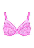 HSIA Enchante Unlined Floral Lace Underwire Plus Size Non-padded Full Coverage Bra - HSIA