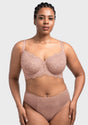 HSIA Horizon Blue Sunflower Underwire Lace Bra