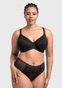 HSIA Willa Wave Plus Size Breathable Mesh Unlined Non-padded Full Coverage Underwire Bra - HSIA