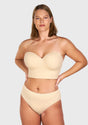 HSIA Longline Strapless Underwire Full Coverage Corset Bra - HSIA