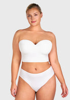 HSIA Longline Strapless Underwire Full Coverage Corset Bra - HSIA