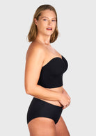 HSIA Longline Strapless Underwire Full Coverage Corset Bra - HSIA