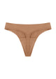 3D model of the Coffee anti-camel toe thong, emphasizing the lightweight, breathable, and moisture-wicking materials.