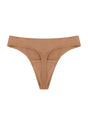 3D model of the Coffee anti-camel toe thong, emphasizing the lightweight, breathable, and moisture-wicking materials.