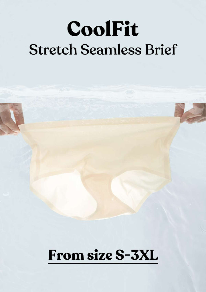 HSIA CoolFit Soft Stretch Seamless Brief Underwear Bundle