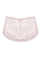3D product image of the HSIA dark pink lace boyshort underwear, perfectly combining full back coverage with everyday comfort.