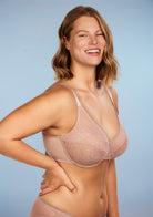 (Cardi B recommends)Enchante Pink Lace Underwire Bra - HSIA