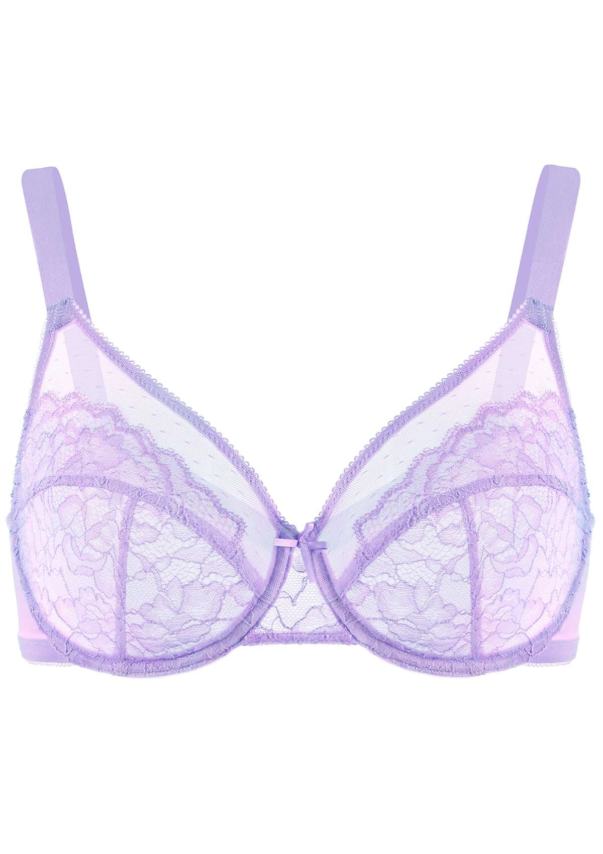 (Cardi B recommends)Enchante Unlined Non-padded Lace Underwire Bra - HSIA