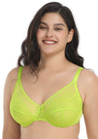 (Cardi B recommends)Enchante Unlined Non-padded Lace Underwire Bra - HSIA
