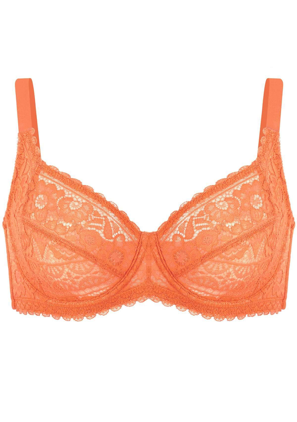 HSIA Freesia Unlined Lace Bra: Bra that Supports Back