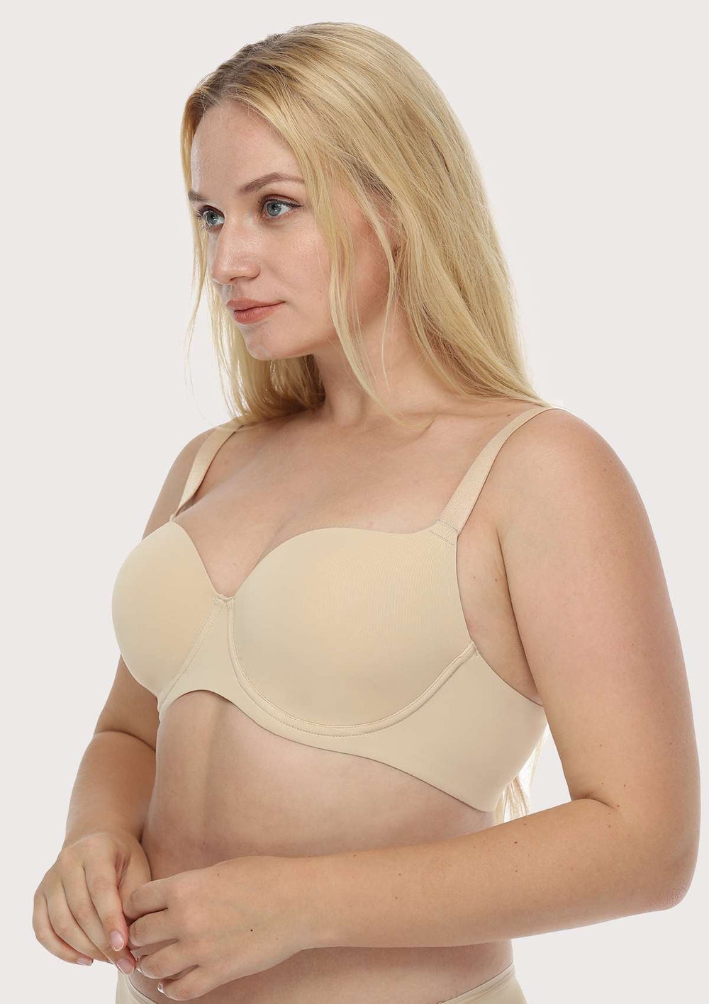 Timpa Soft Unlined Cotton Wirefree Crossover Bra Style 00003 - Helia Beer Co