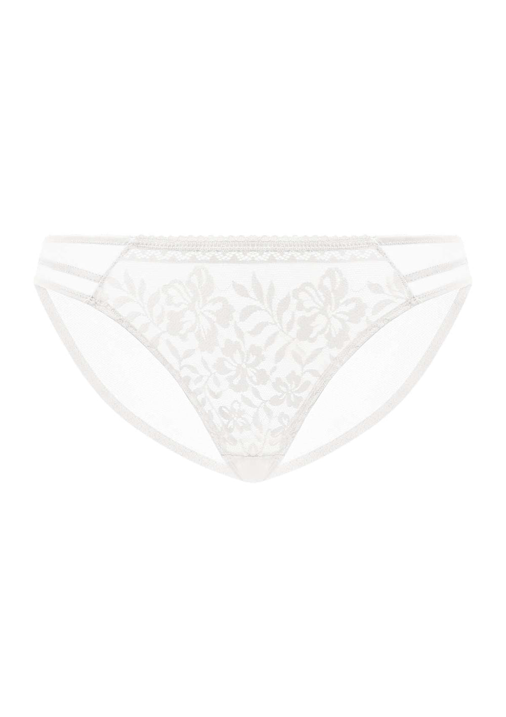 Gladioli White Floral Lace Bikini Underwear