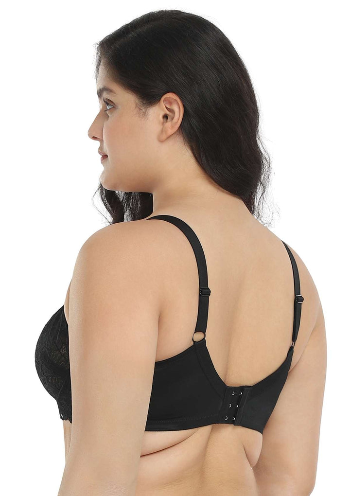 HSIA HSIA Blossom Black Unlined Lace Bra