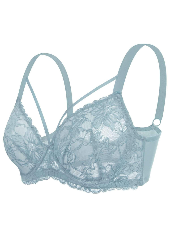 HSIA HSIA Blue Sexy Unlined Strappy Bra