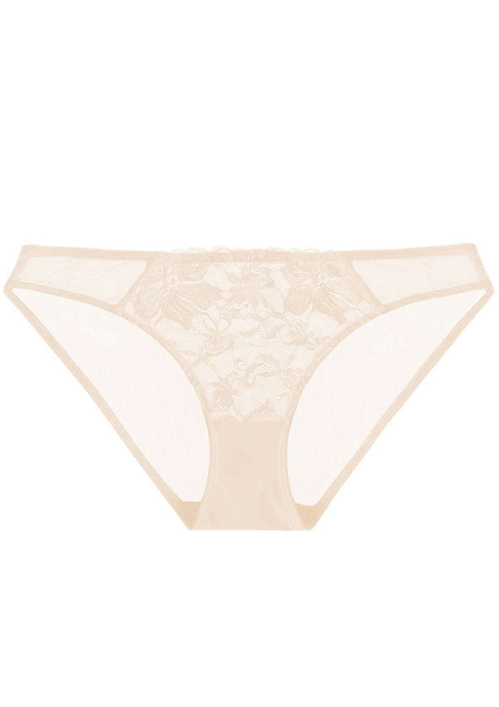 HSIA HSIA Breathable Sexy Lace Beige Cream Bikini Underwear