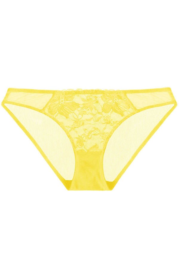 HSIA HSIA Breathable Sexy Lace Bikini Underwear S / Bright Yellow