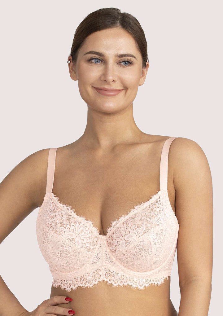 HSIA HSIA Pink Sunflower Underwire Lace Bra