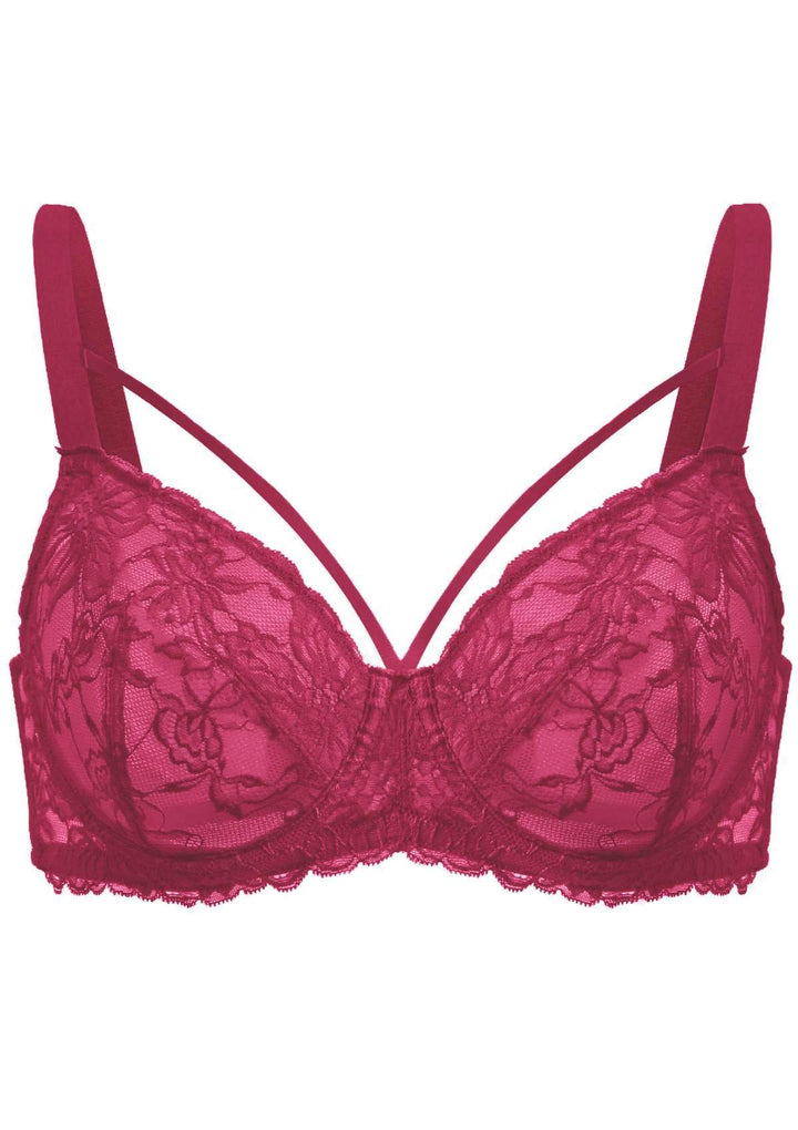 HSIA HSIA Red Sexy Unlined Strappy Bra