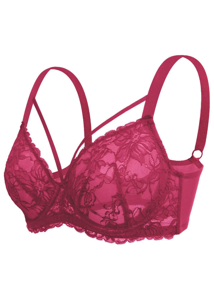 HSIA HSIA Red Sexy Unlined Strappy Bra